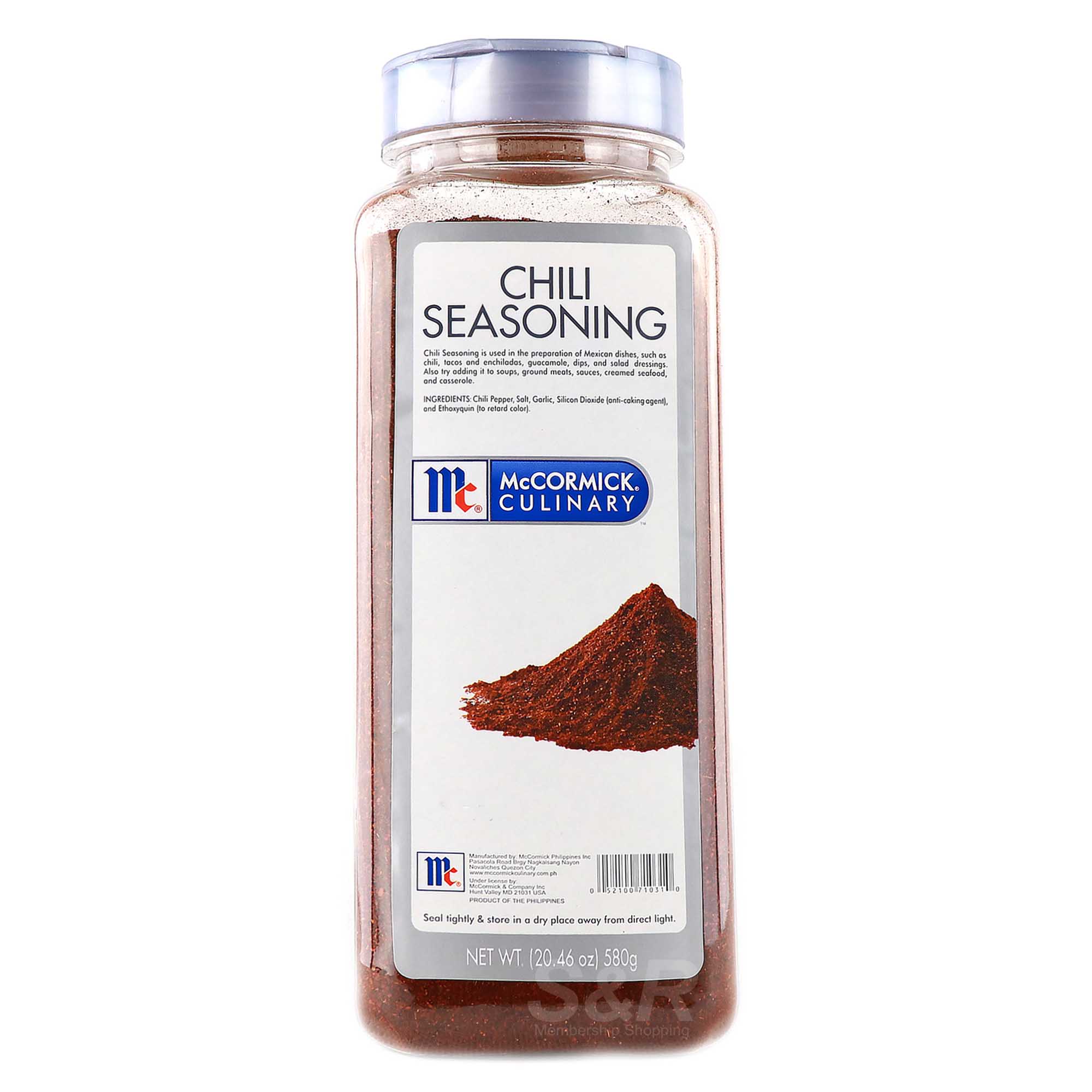 McCormick Culinary Chili Seasoning 580g